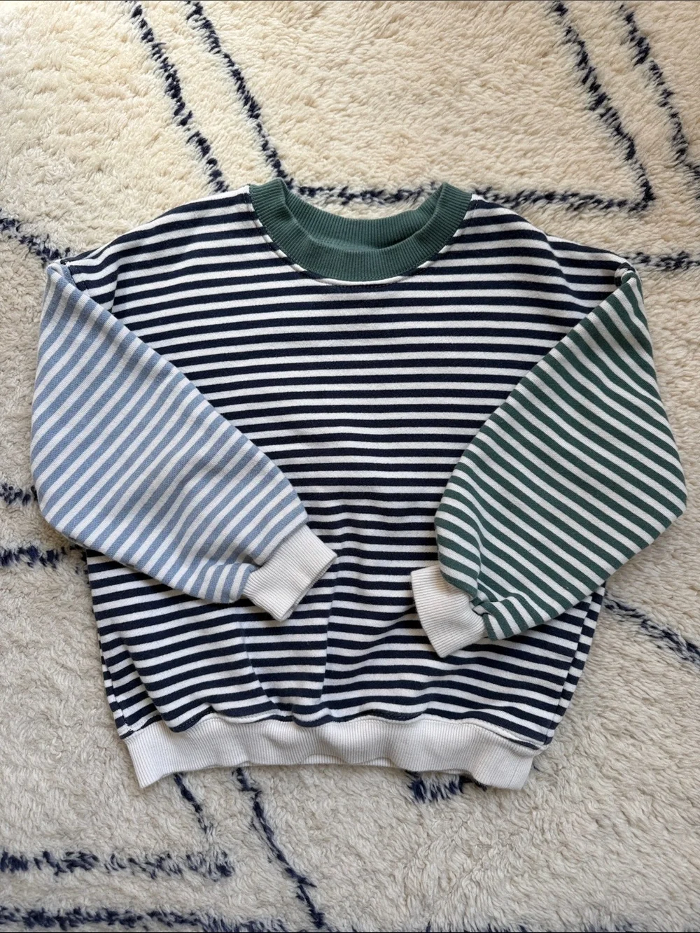 Zara Kids Striped Crewneck